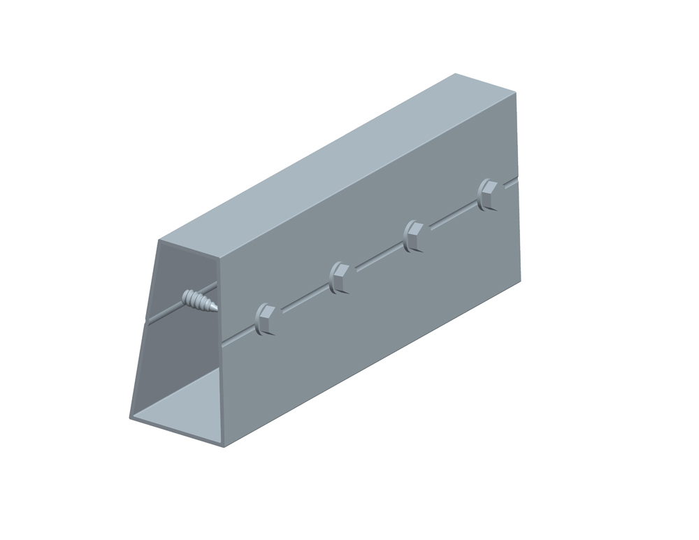 konnettur tal-binarji għas-sistema tal-immuntar solari ta 'Carport rail connector for Carport solar mounting system