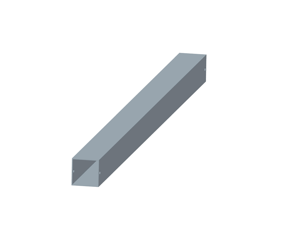 Tubu rettangolari għas-sistema tal-immuntar solari ta 'Carport Rectangular tube for Carport solar mounting system