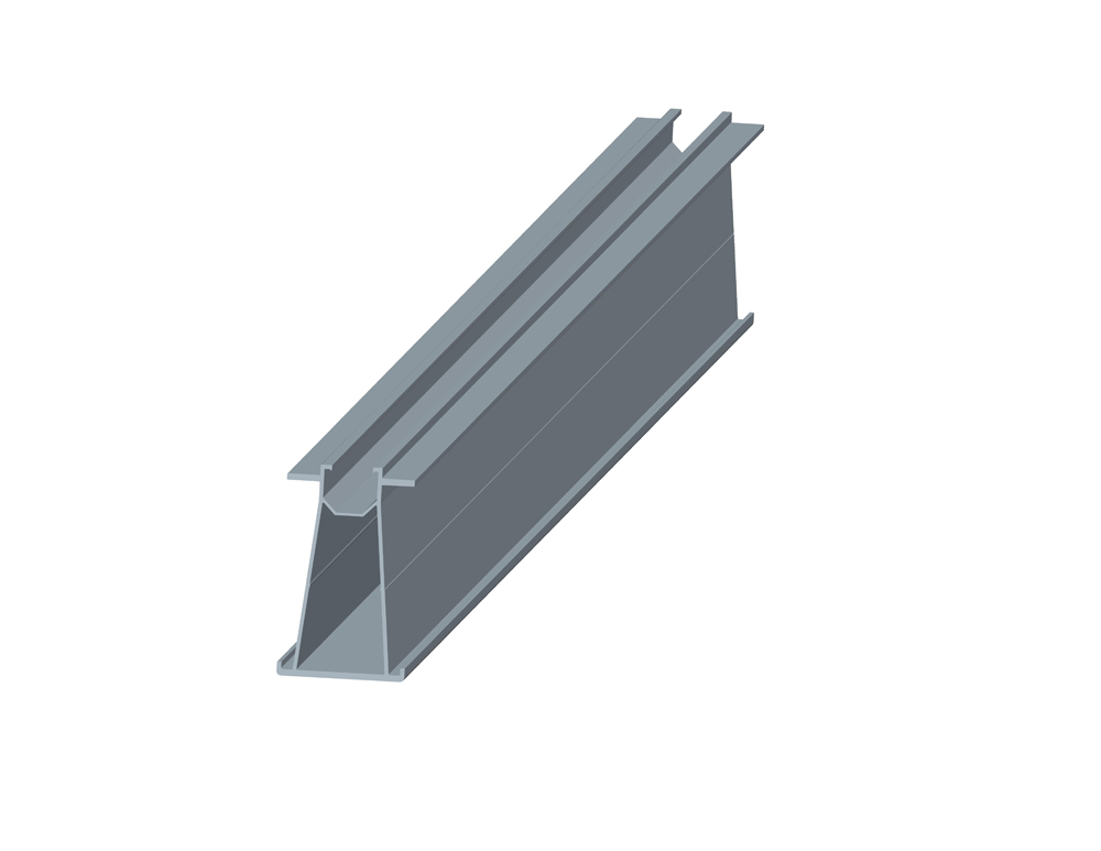 Ferrovija għas-sistema tal-karport tal-pannelli solari Rail for solar panel carport system