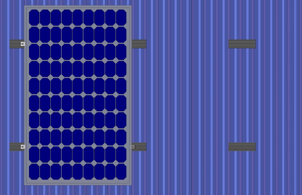 solar panel racking anodized aluminum profile