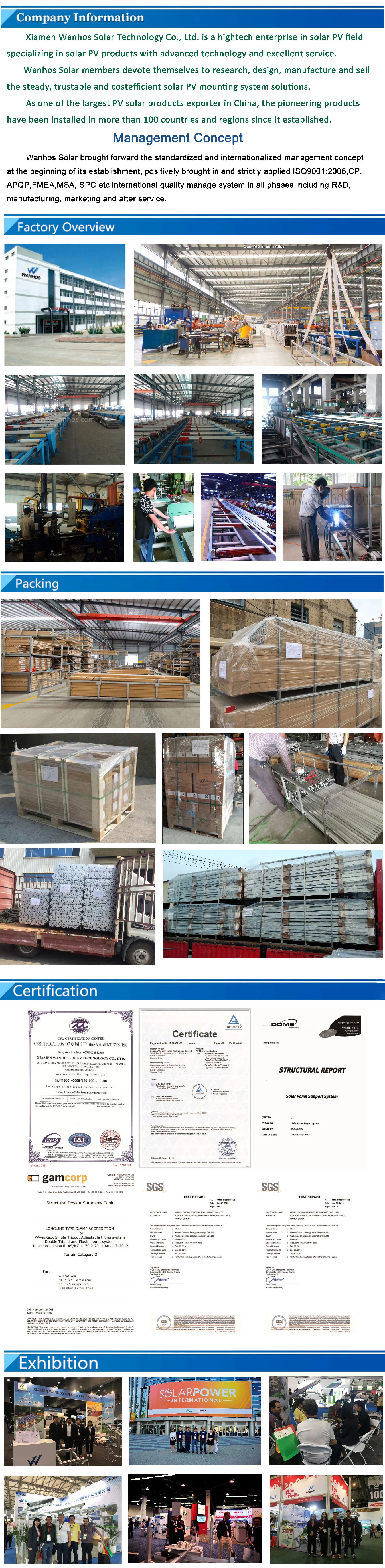 aluminium solar roof standing seam stainless steel clamps kit for solar panel mounting structure