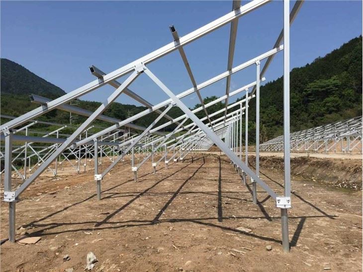 solar ground screw system