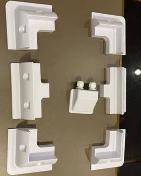 Plastic Solar Panel Corner Mounts
