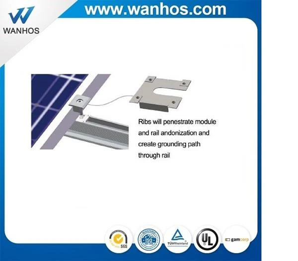 Solar Panel Earth Grounding Clip