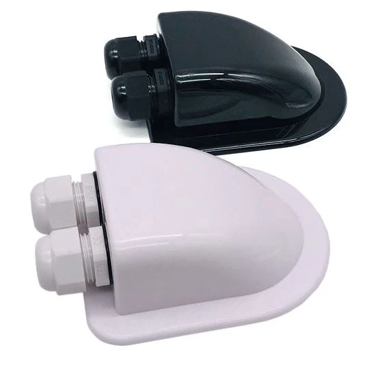 Side Entry Cable Gland Black&White